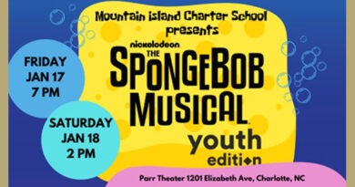 The Spongebob Musical, Youth Edition At Central Piedmont Jan 17-18