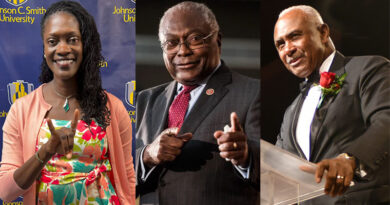 JCSU President Valerie Kinloch Joins Jim Clyburn And Harvey Gantt For A Memorable Event