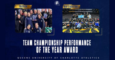 Queens University’s Men’s and Women’s Team Championship Performance of the Year